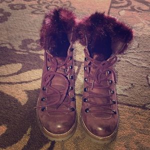 Brand New Steve Madden Faux Fur Booties